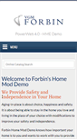 Mobile Screenshot of homemoddemo.forbin.com