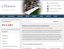 Tablet Screenshot of homemoddemo.forbin.com